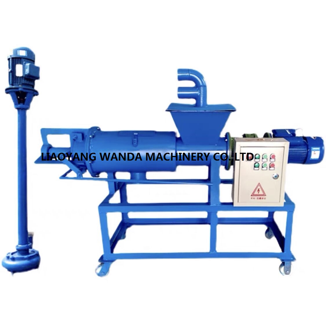 Animal manure treatment screw press machine 1 Animal manure treatment screw press machine